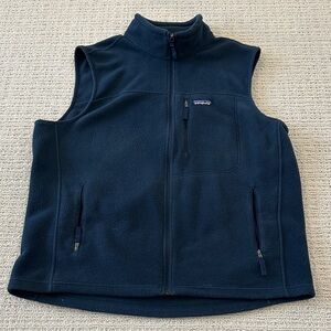 Patagonia Dark Blue Fleece Vest